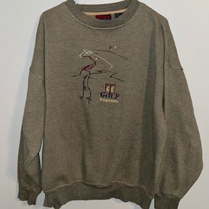 Vintage Crable Sportswear Golf Pullover Sweatshirt Oversized Large